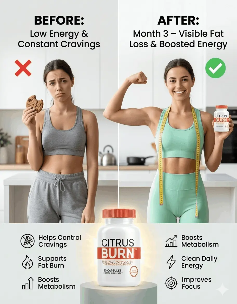 CitrusBurn bottle image with girl